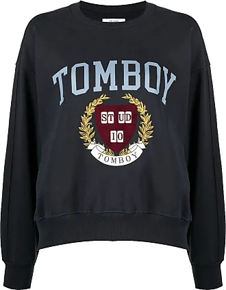 STUDIO TOMBOY three-tone logo-print short-sleeved cotton polo shirt - White