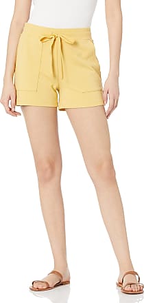 Daily Ritual Women's Terry Cotton and Modal Roll-Bottom Drawstring Short 
