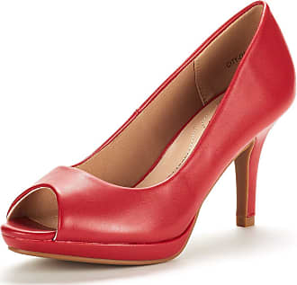 Red Peep Toe Heels: Shop up to −20 
