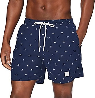 Urban Classics Herren Badehose Pattern Swim Shorts AOP Badeshorts für Männer erhältlich in vielen Varianten 6XL Größen XS 