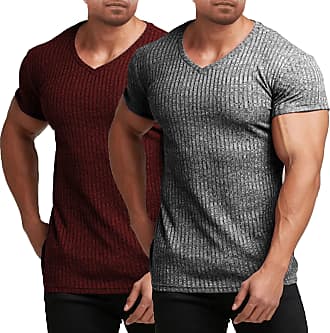  COOFANDY Men's 2 Pack Muscle T-Shirt Stretch Long Sleeve Gym  Workout Bodybuilding Training Tee Shirts Casual Hipster Tops Black/Army  Green : Clothing, Shoes & Jewelry