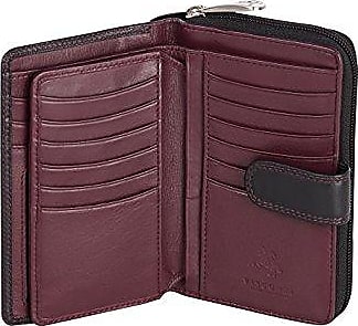 VISCONTI ® Leder Portemonnaie Damen RFID Schutz Geldbeutel Damen Geldbörse Bifold Mehrfarbig Portmonee in Geschenk-Box 