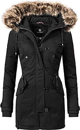 Jacken Mantel Westen Navahoo Damen Winter Jacke Parka Kurz Mantel Baumwolle Kunst Fellkragen Luluna Kleidung Accessoires Bailek Com