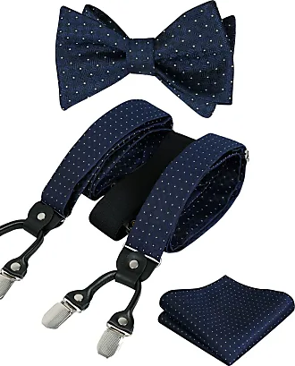 Royal Blue Suspender Gift Set | Formal Dress Suspenders, Bow Ties, Hanky,  and Cufflinks in Royal Blue 