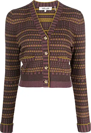 The Upside Interstella patterned-jacquard cotton cardigan - Purple