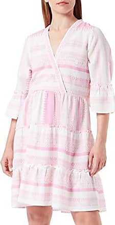 VILA Casuales Kleid DAMEN Kleider Casuales Kleid Print Rabatt 57 % Rosa/Weiß 42 