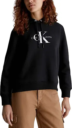 Calvin Klein Jeans Men's CORE MONOLOGO Crewneck J30J320933 Pullovers, Black  (Ck Black), S : : Fashion