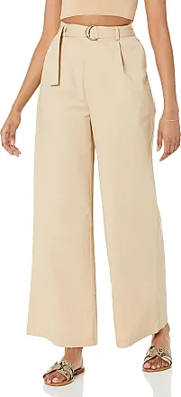  The Drop Women's Finley Relaxed Linen Pull-on Wide Leg Pant,  Hummus, XS : Clothing, Shoes & Jewelry