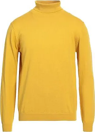 Mens yellow 2025 turtleneck sweater