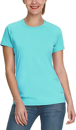 Buy BALEAF Women's UPF 50+ Long Sleeve Sun Protection Shirts SPF Hiking  Shirts Quick Dry Tie Front Side Slit Running, Blue, Medium at