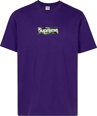 SUPREME box logo cotton T-shirt - unisex - Cotton - M - Purple