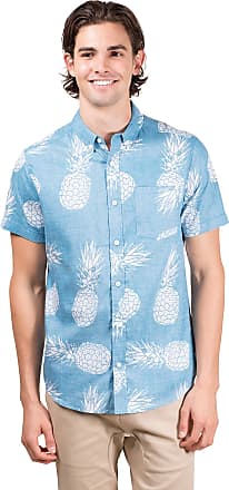 Brooklyn Athletics Big Boys' Hawaiian Aloha Vintage Button Down Shirt S-XXL 