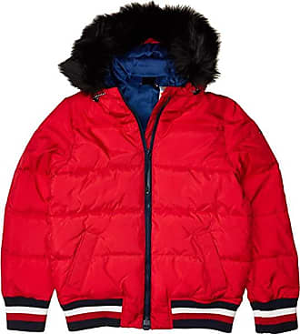 tommy hilfiger down jacket women's red
