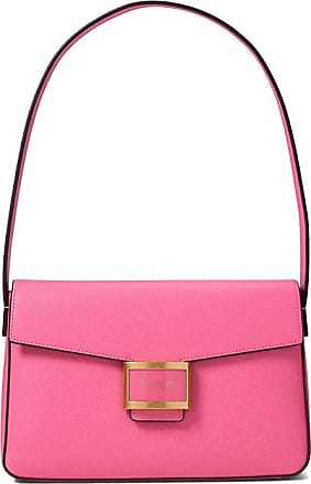 Kate Spade - Red Textured Leather Square Crossbody Bag – Current