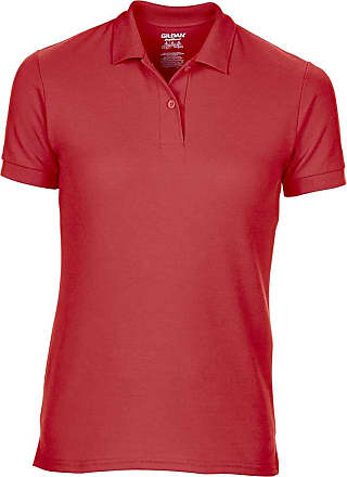 Gildan Gildan DryBlend Ladies Sport Double Pique Polo Shirt (2XL) (Red)