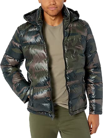 guess puffer jacket with hood