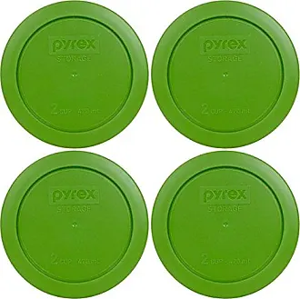 Pyrex 7201 and Lid 1 Quart 4 Cups Stackable Storage Containers and 7200 and  Lid 2 Cup Container 