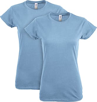 3,5 Pack Gildan Femmes Softstyle Col V T-shirt à manches courtes coton uni tee 