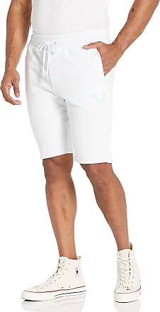 True Religion Cotton Inside Out jogger Shorts in White for Men Mens Clothing Shorts Casual shorts 