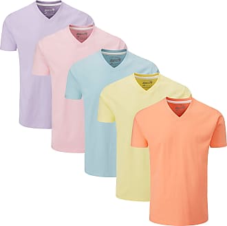 Charles Wilson 5er Packung einfarbige T-Shirts mit V-Ausschnitt