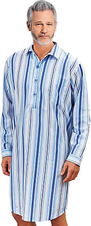 Mens Nightshirts Short Sleeve Nightgown Pajamas Nightwear Lightweight Sleepwear for Summer Home Hospital M-XXXL 