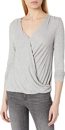 Daily Ritual Women's Rayon Spandex Wide Rib Blouson-Sleeve Sweatshirt
