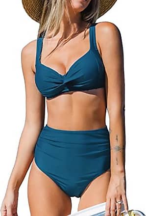 Maillot de bain personnelle I D taille 11/13 Bleu Turquoise Bleu Sarcelle Blanc Junior Femme Bikini 