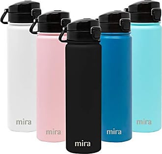 MIRA 32 oz Reusable Water Bottle with Straw Lid - 2 Caps