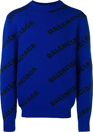 balenciaga hoodie mens blue