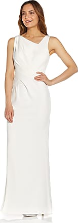 Adrianna Papell womens Embellished Crepe Gown/Dress Wedding Dress, Ivory, 16 US