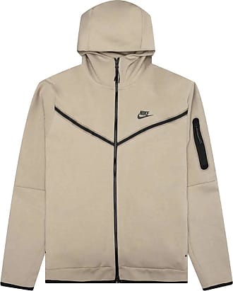 Nike Mens Tech Fleece Full-Zip Hoodie - Black/Beige/Pink Size XL