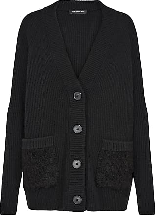 Tru Trussardi Baumwolle Strickjacke in Schwarz Damen Bekleidung Pullover und Strickwaren Strickjacken 
