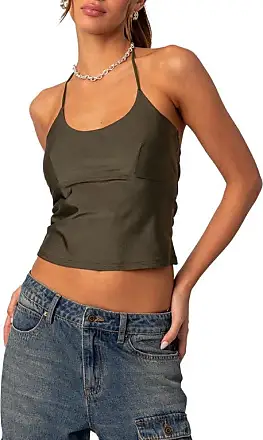 Women's Brown Off-The-Shoulder Tops gifts - up to −82%