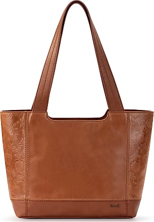 The Sak De Young Leather Tote, Tobacco Floral Embossed