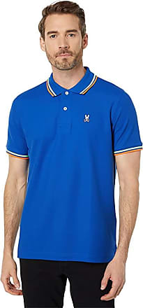 XXL Celeste Blu PSYCHO Bunny T-Shirt Classica Girocollo Nuovo Con Etichette Da Uomo Taglia S M XL 