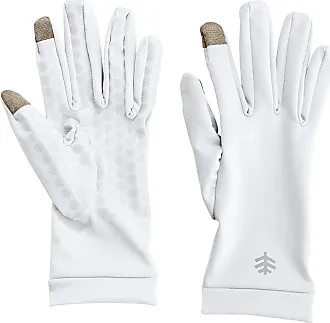 Coolibar UPF 50+ Unisex Bona Black UV Mid Length Gloves