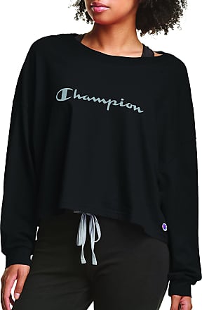 Champion NWT Womens 1X Black “C” Logo T Shirt Short Sleeve Cotton