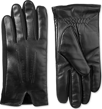 Hackett Leather Portland Touch Glove in Black for Men Mens Accessories Gloves 