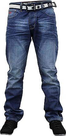 Crosshatch Mens Chinor Designer Chino Jeans Slim Fit Straight Leg Trousers