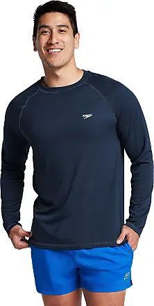 Speedo Men's Uv Swim Shirt Short Sleeve Loose Fit Easy Tee : :  Clothing, Shoes & Accessories