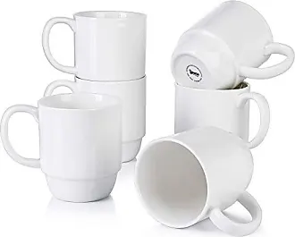 Sweese 3.5oz Porcelain Espresso Cups Set Of 4, Mini Coffee Mugs