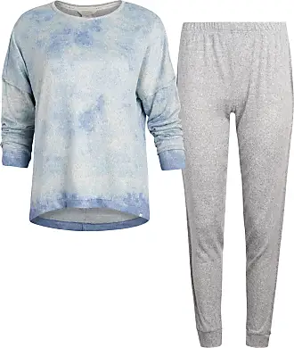 Lucky Brand Women's 4 Piece Pajama Set, Tee, Tank, Short, & Pant (XX-Large,  Winter Tie Dye) 
