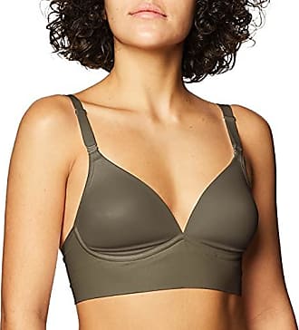 Warner's Womens Elements of Bliss Wirefree Contour Bra, Army Dust, 36B