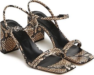 Baldinini Trend Sandales \u00e0 lani\u00e8re noir-blanc motif animal style d\u00e9contract\u00e9 Chaussures Sandales Sandales à lanière 