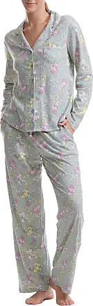 Karen Neuburger Women's Long-Sleeve Girlfriend Pajama Set, Heather Grey  with Cat Print, Small at  Women's Clothing store