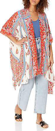 Angie Womens Printed Kimono Duster Long Cardigan : : Clothing,  Shoes & Accessories