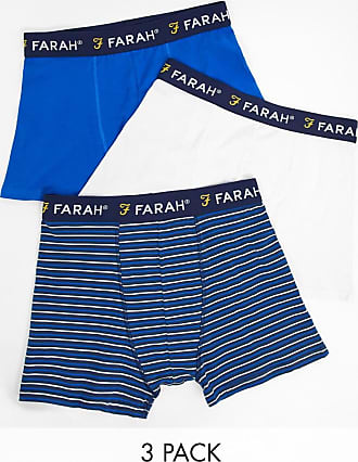 2 Pack Farah Homme Coton Boxer Shorts Medium-CU107