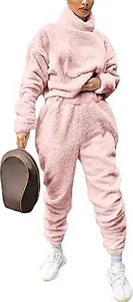 Femmes Casual 3 Pièces Ensemble Fluffy Plush Pyjama À Manches