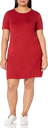 plus size red t shirt dress