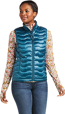 EFOFEI Women Zip Up Jacket Padded Softshell Gilet Button Quilted Vests Slim Fit Mid Long Gilet